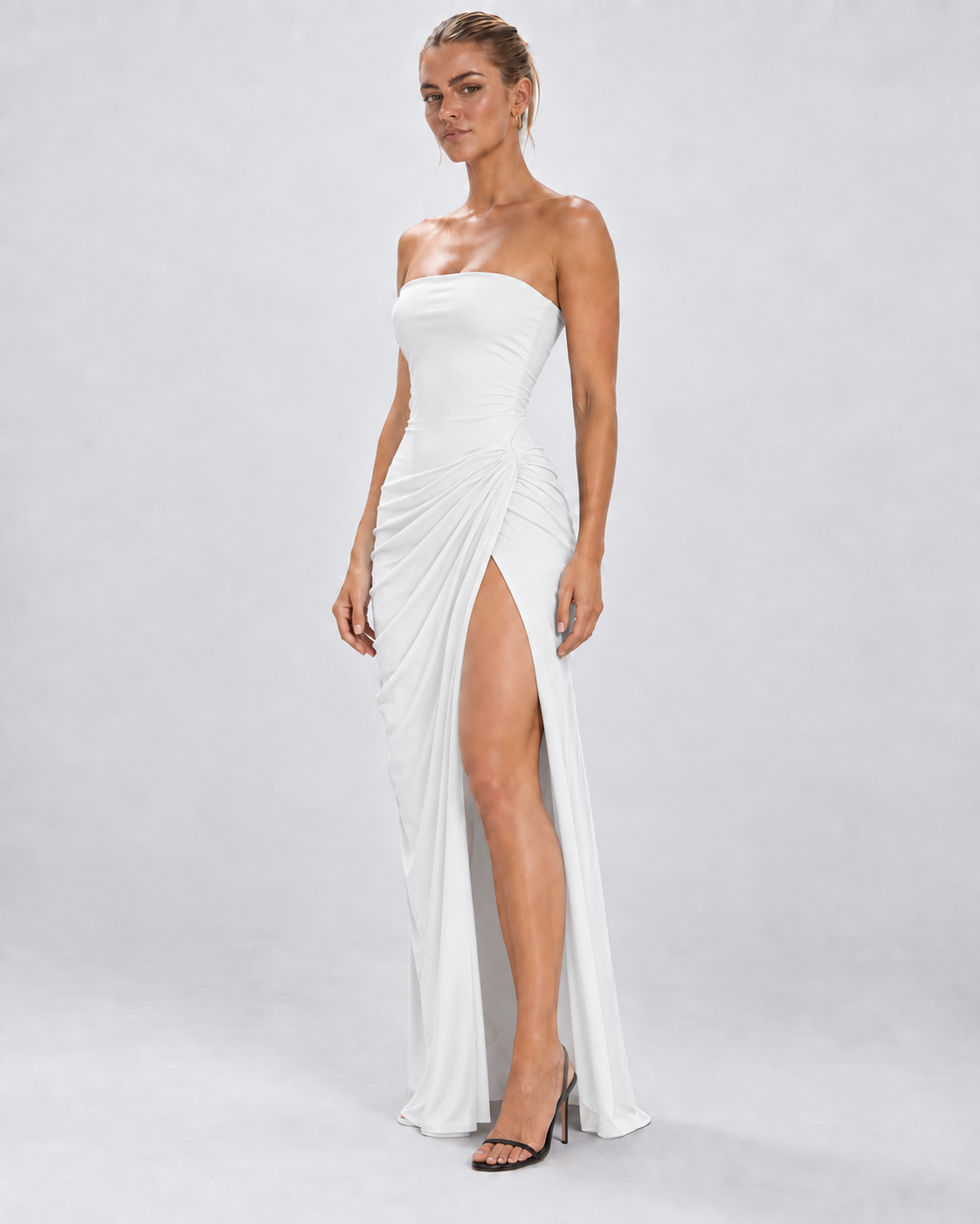Vestido Santorini Drape blanco - imagen 5 de 6