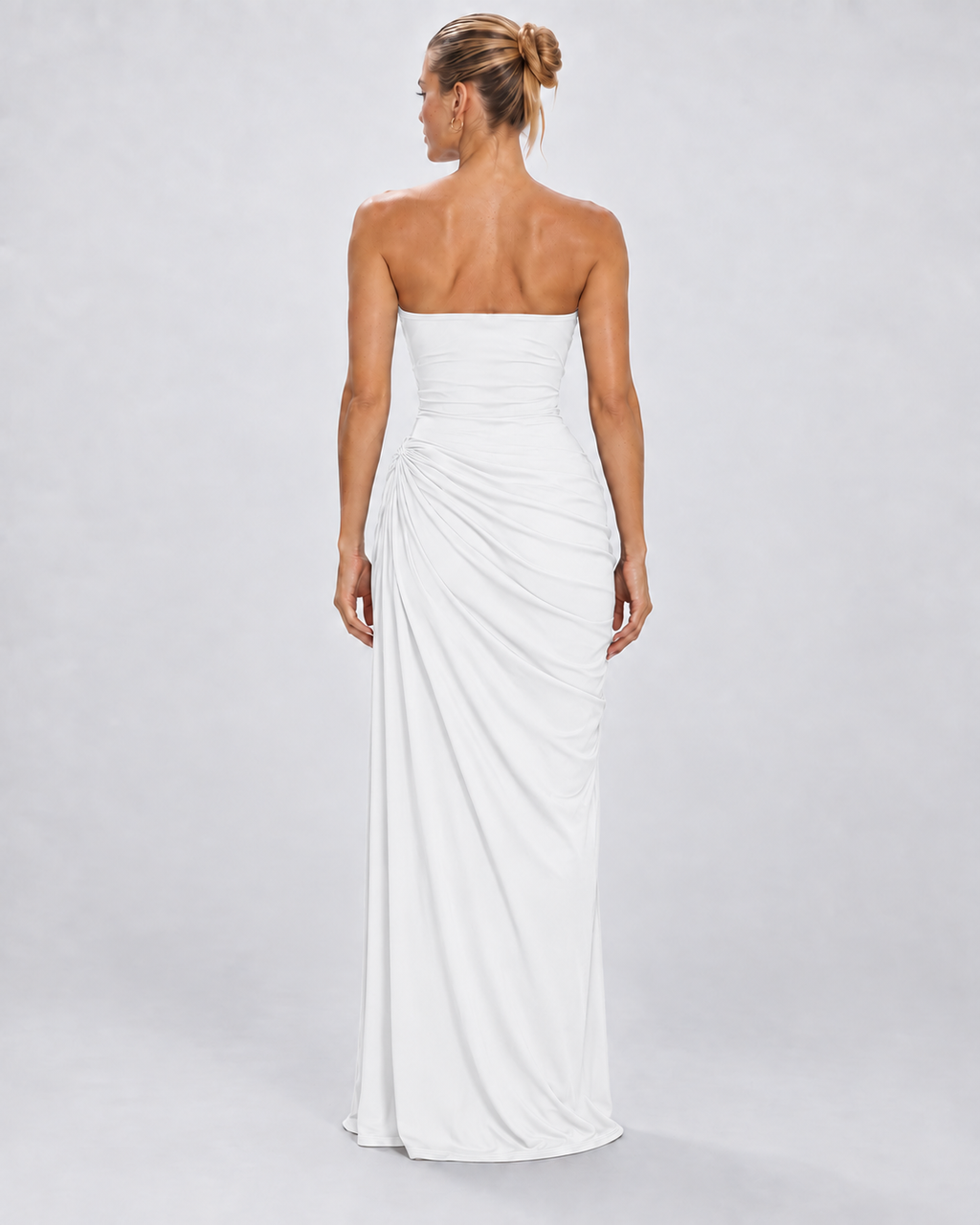 Vestido Santorini Drape blanco - imagen 6 de 6