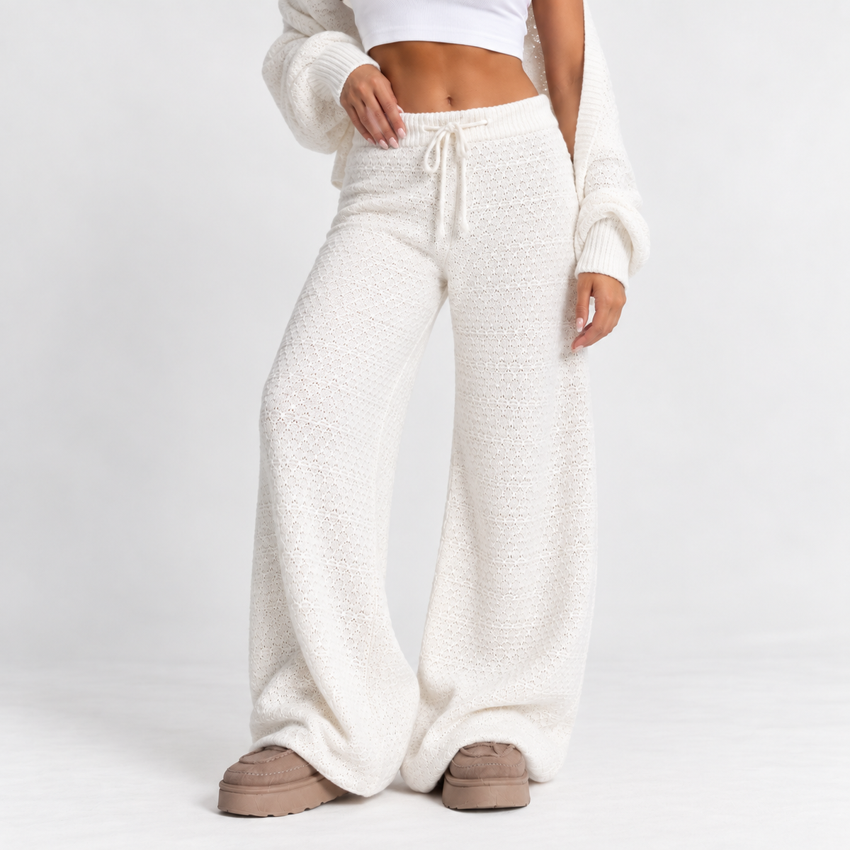Pantalón Ancho de Punto Noa
